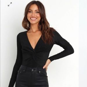 Petal & Pup MIDNIGHT BODYSUIT - BLACK